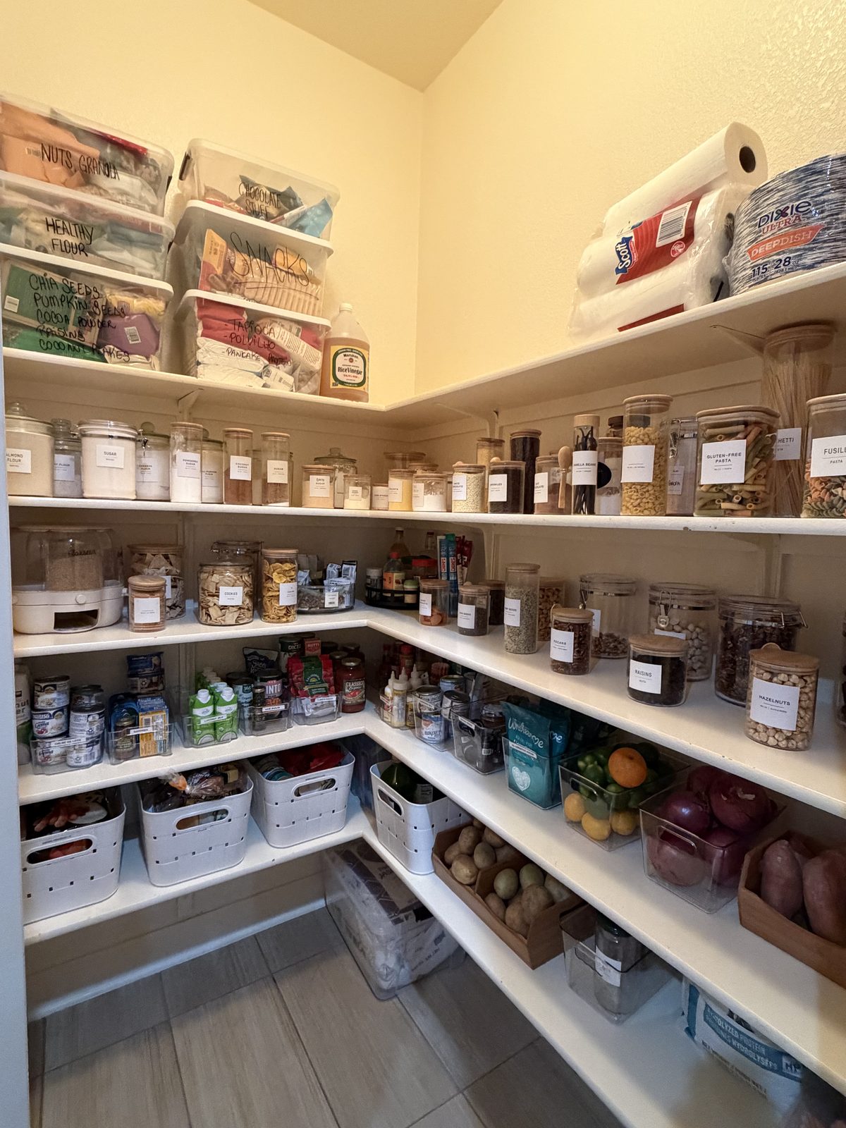 Organized pantry