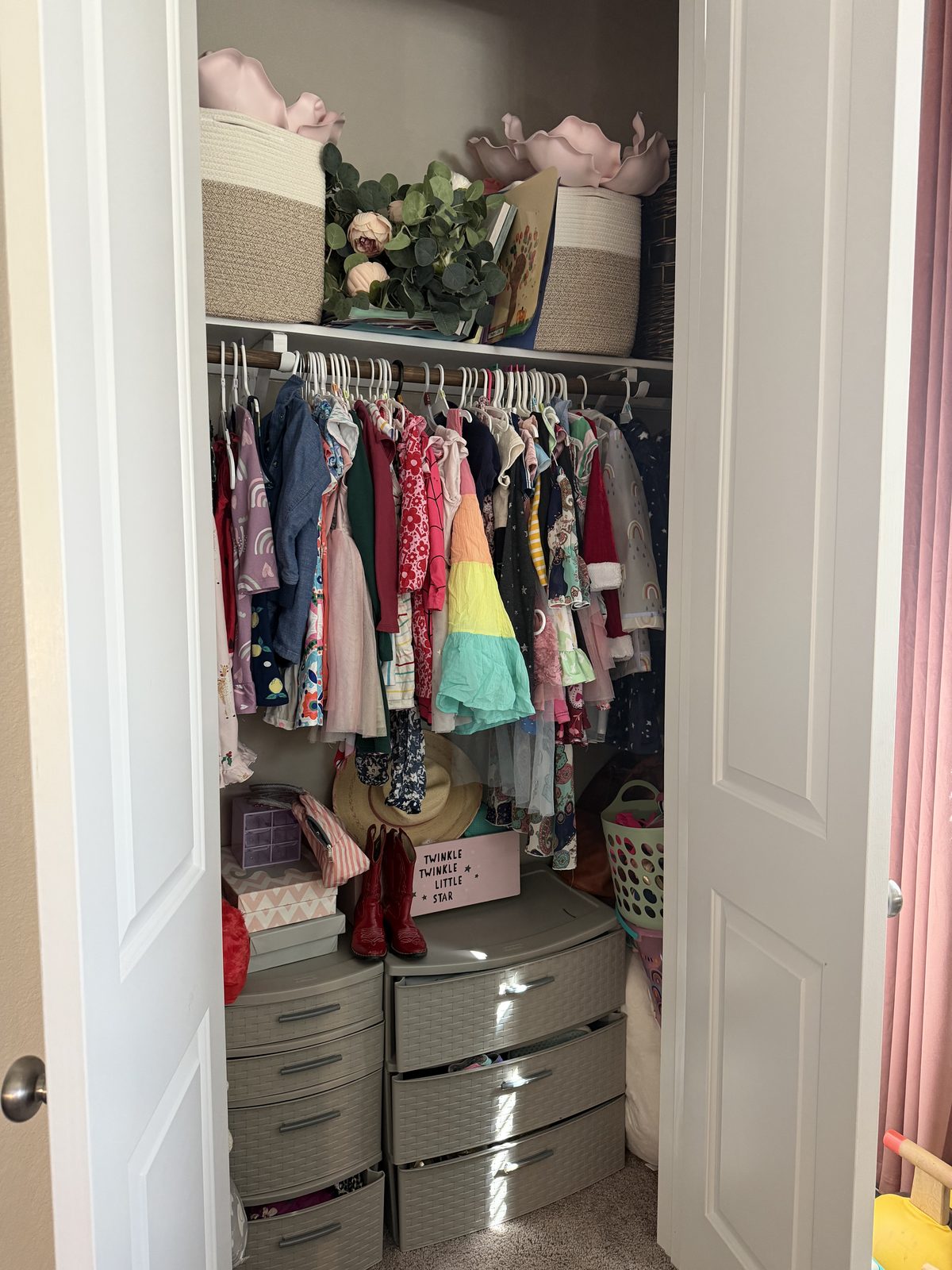 Organized closet